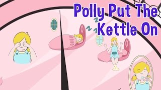 Polly Put The Kettle On Nursery Rhyme by Oxbridge Baby [upl. by Armahs904]