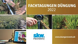 Fachtagungen Düngung 13012022 Winterraps  Düngung und Pflanzenschutz mit Strategie [upl. by Secnirp]