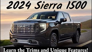 2024 GMC Sierra 1500 Trims Key Features amp More [upl. by Templeton61]