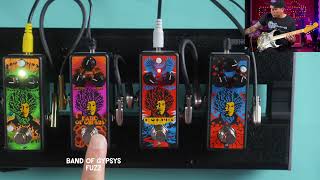 Dunlop Authentic Hendrix 68 Shrine Series Mini Pedals  Fuzzes Univibe Octavio [upl. by Notaes]