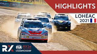 RX2e Electric Rallycross Final Highlights  World RX of Lohéac 2021  Rallycross France 2021 [upl. by Elatnahc3]