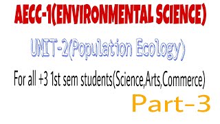 Population GrowthNatalityMortalityAECC1EVSUnit2Population Ecology [upl. by Amity303]