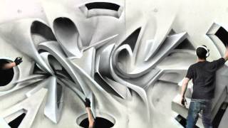 3D graffiti DensOner [upl. by Palua]