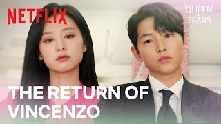 Vincenzo Song Joongki is Hong Haein Kim JiWons lawyer  Queen of Tears  Netflix ENG SUB [upl. by Goeselt356]