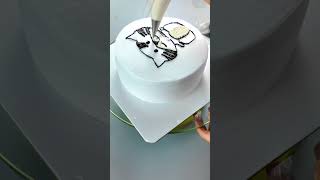 Adorable Cat Cake Decoration Tutorial  Easy StepbyStep Guide for 2024 cake shorts [upl. by Macur]