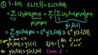 ML 33 Choosing f to minimize expected loss [upl. by Eelibuj800]