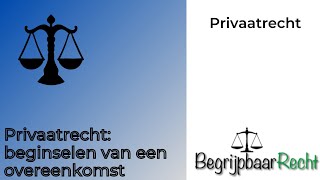 Privaatrecht overeenkomsten contractsvrijheid consensualisme verbindende kracht en relativiteit [upl. by Ahsinaw151]