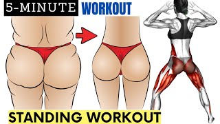 5 Minute Better Butt Workout Lift and Tone Your Glutes at Any Age [upl. by Nahtam]