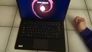 Pinebook Pro Unboxing and first boot [upl. by Suoirtemed]