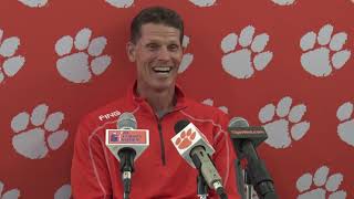 Clemson DC Brent Venables Press Conference Wake Forest Week [upl. by Eadrahc]