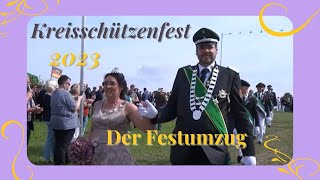 Kreisschützenfest in Meerhof  Festzug 2023 [upl. by Simpkins]