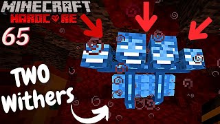 How I killed Two Wither at the Same time In This Minecraft [upl. by Dranoc]