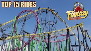 Top 15 Rides at Fantasy Island [upl. by Notac90]