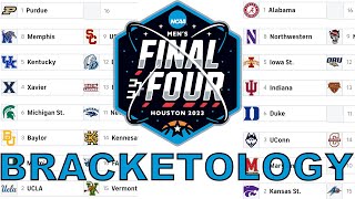 Bracketology 2023 College Basketball Tournament Predictions amp Completed Bracket Championship WEEK [upl. by Oiliruam715]