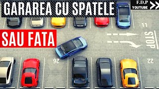 PARCARI Ep 3 CUM SĂ PARCHEZI CU SPATELE ȘI FAȚA ÎNTRE DOUĂ MAȘINI PARCARE CENTRU COMERCIAL [upl. by Llemor502]