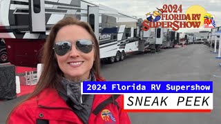 2024 Florida RV Supershow Sneak Peek [upl. by Ahsinyt912]