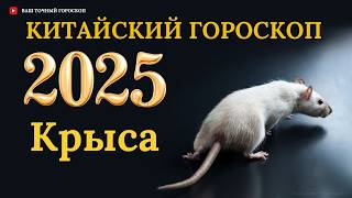 КРЫСА 2025  ПОДРОБНЫЙ КИТАЙСКИЙ ГОРОСКОП НА 2025 ГОД [upl. by Akinej]