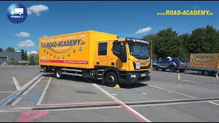 Permis de conduire C camion chez Road Academy à Bruxelles [upl. by Ilamad]