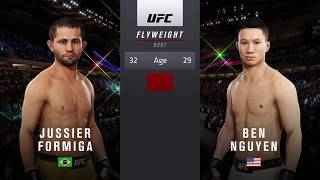 EA Sports UFC 3 Jussier Formiga vs Ben Nguyen [upl. by Philcox]