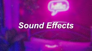 SOUND EFFECTS YOU NEED FOR YOUR EDIT AUDIOS [upl. by Anneres]