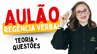 AULÃO sobre REGÊNCIA VERBAL  TEORIA  QUESTÕES  PORTUGUÊS para CONCURSOS [upl. by Ilak]