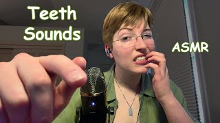 ASMR Teeth Sounds and Spit Painting [upl. by Yaral]