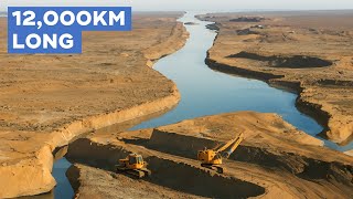 Saudi Arabia Is Building The Worlds Largest Artificial River In The Desert [upl. by Allimaj]