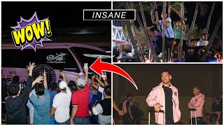 El Salvador Fans Go Completely CRAZY as Lionel Messi Arrives at Team Hotel [upl. by Anniala]