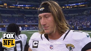 Trevor Lawrence after Jaguars 3121 win against Colts  Postgame Interview [upl. by Nolyk409]