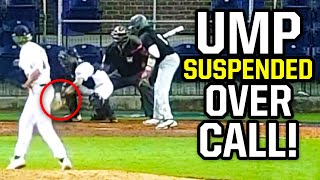 Umpire gets suspended for this call a breakdown [upl. by Irved197]