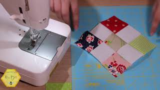 Beginner Quilting Series  Nine Patch Block Tutorial and Howto Turn a Block On Point [upl. by Willcox101]