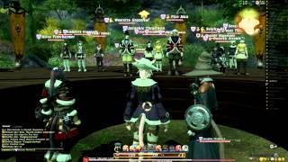 Lets Play  Final Fantasy XIV  Part 72  Special LinkShell Event Fashion Show [upl. by Netsoj]