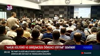 “AHİLİK KÜLTÜRÜ VE GİRİŞİMCİLİK ÖĞRENCİ EĞİTİMİ” SEMİNERİ [upl. by Gahl501]