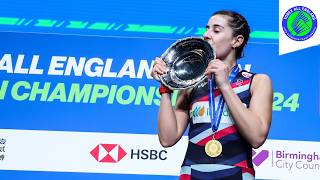 Redemption for Carolina Marin at All England 2024 [upl. by Burk]