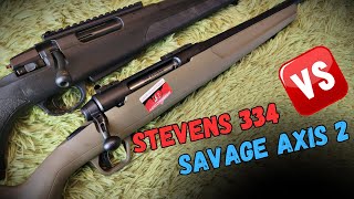 Savage Axis 2 VS Stevens 334 which is the Best Budget Bolt Action [upl. by Gnirol]