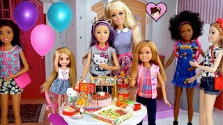 Barbie Doll Surprise Birthday Party  Opening Presents amp Supermarket Shopping [upl. by Rehpotsyrhc]