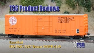 HO Scale Box Car ExactRail Product Review [upl. by Yregerg277]