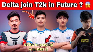 Will DRSxDelta Join T2k Esports In Future😱 Delta In playing 4  🙁 MrHyozu React on DRS and Horaa [upl. by Tansy119]