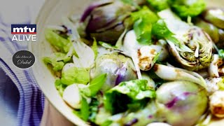 How to prepare the Artichoke salad with mascarpone and the Beet verrine [upl. by Stockton341]