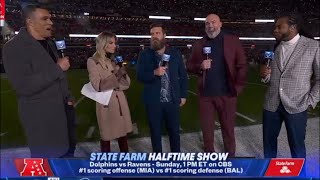 “These Teams Are Fcker’d Up”  Charissa Thompson Slip Up  Browns vs Jets Amazon Halftime Show nfl [upl. by Brittaney641]