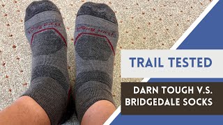 Are Darn Tough socks overrated  Darn Tough vs Bridgedale hiking socks [upl. by Atnohs698]