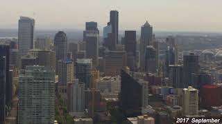 Seattle 3 Year Timelapse Video from the Space Needle [upl. by Weirick]