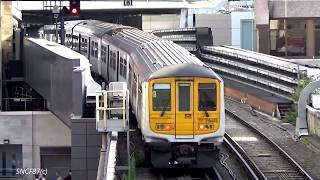 Thameslink Trains at London Blackfrairs  10th July 2017 [upl. by Elwyn]