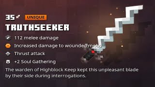 How to get Truthseeker Minecraft Dungeons Unique Soul Knife [upl. by Theodosia101]