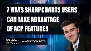 7 Ways For SharpCharts Users To Take Advantage Of ACP Features  Grayson Roze  StockCharts In Focus [upl. by Emile]