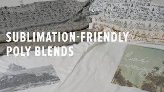 Sublimation Printing T Shirts  How to Sublimation Print on Poly Blend Shirts [upl. by Ekard]