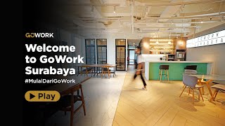 GoWork Surabaya Ambience amp Features  Disruptive and innovative space to work in Surabaya [upl. by Crescentia230]