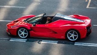 Ferrari LaFerrari Aperta  First look Accelerations and Start Up [upl. by Yerocal]