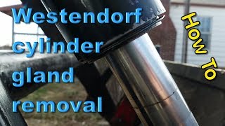 Westendorf Cylinder Gland Removal  How To [upl. by Ahseina]