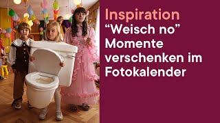 ifolor Inspiration  quotWeisch noquot Momente verschenken im Fotokalender [upl. by Aimaj]